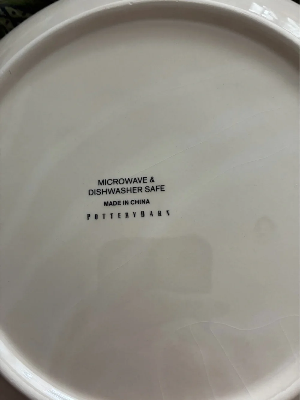 Pottery Barn Handpainted Artichoke Plates re 2010. Some crazing, no chips,stains